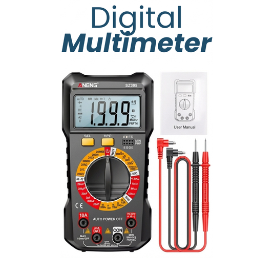 Digital Multimeter - Kontrollera dina kopplingar direkt